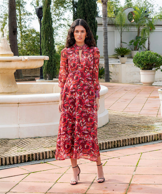 EUNICE-Vestido Rosal